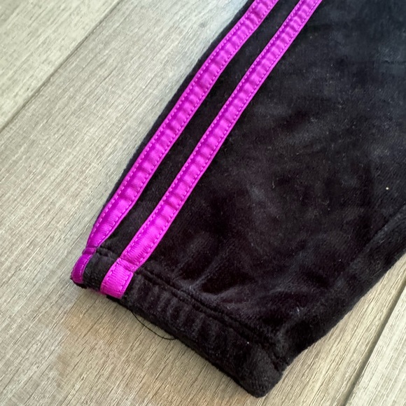Adidas Girls Velour Track Pants - Picture 5 of 8